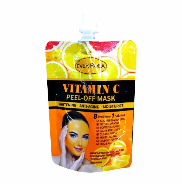 ماسک صورت پیل آف ویتامین سی VITAMIN C ساندیسی اور رزا EVER ROSA